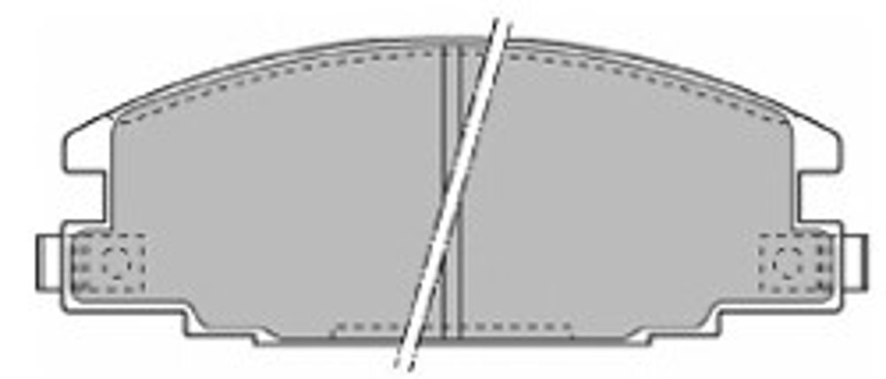 Колодки тормозные дисковые MAPCO 6438