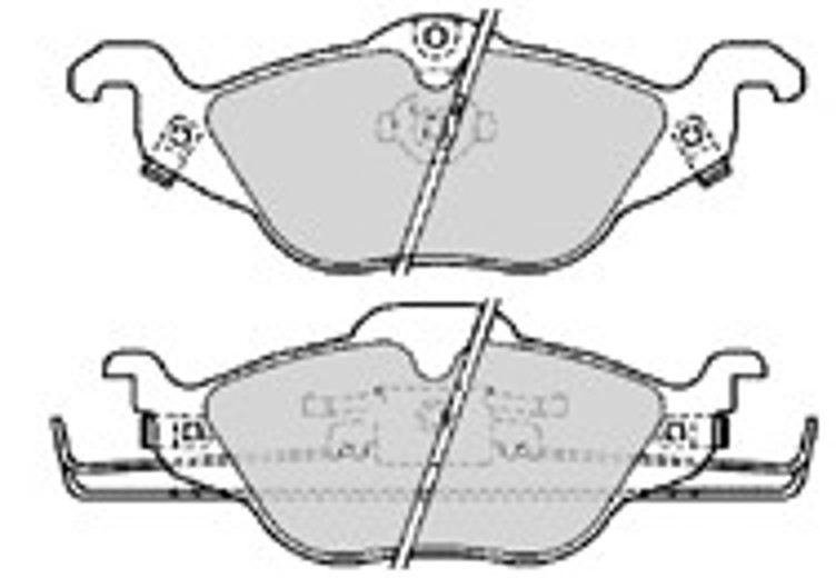 6477 MAPCO Колодки тормозные дисковые