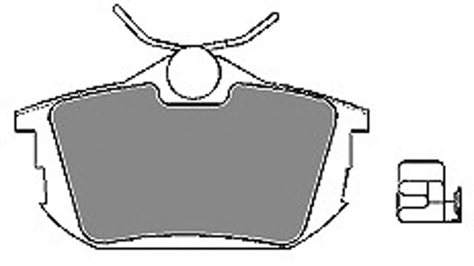 Колодки тормозные дисковые MAPCO 6500