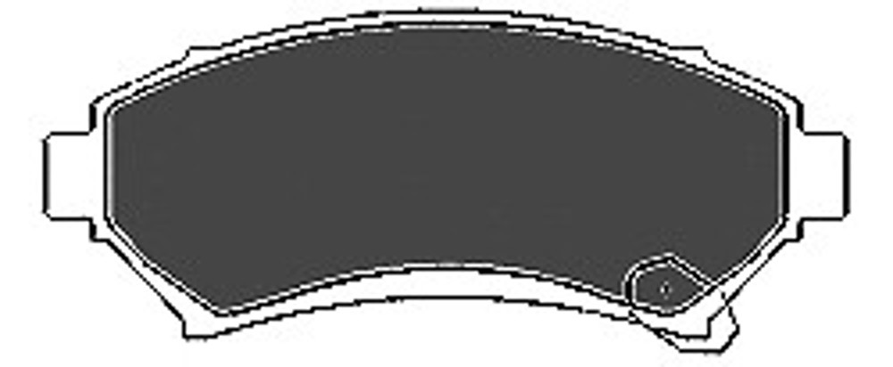 Колодки тормозные дисковые MAPCO 6519