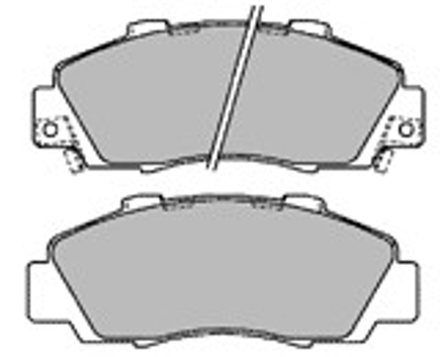 6528 MAPCO Колодки тормозные дисковые