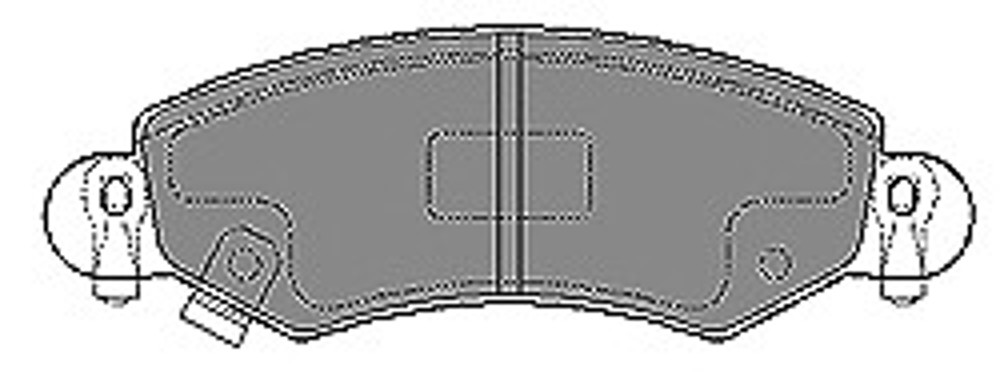 Колодки тормозные дисковые MAPCO 6552