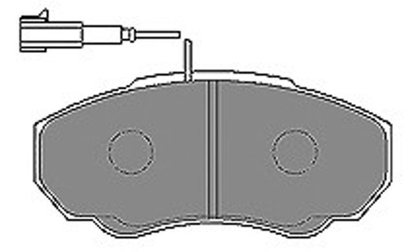 6568 MAPCO Комплект тормозных колодок, дисковый тормоз