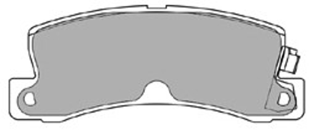 Колодки тормозные дисковые MAPCO 6570