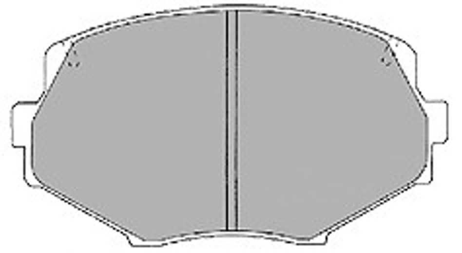 6588 MAPCO Колодки тормозные дисковые