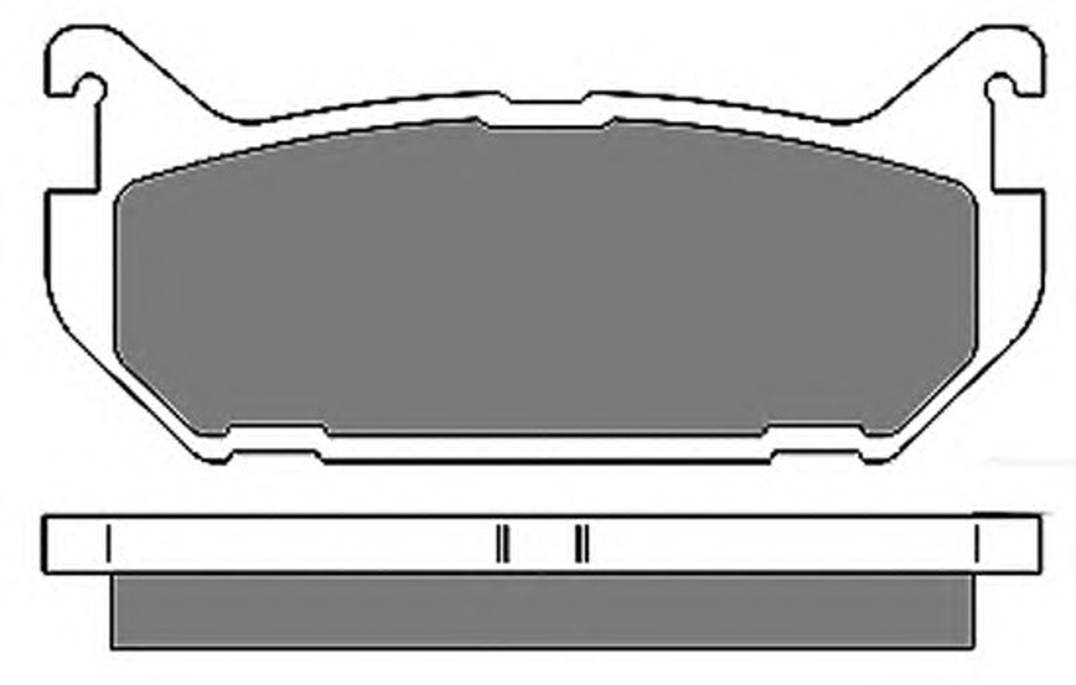 Колодки тормозные дисковые MAPCO 6656