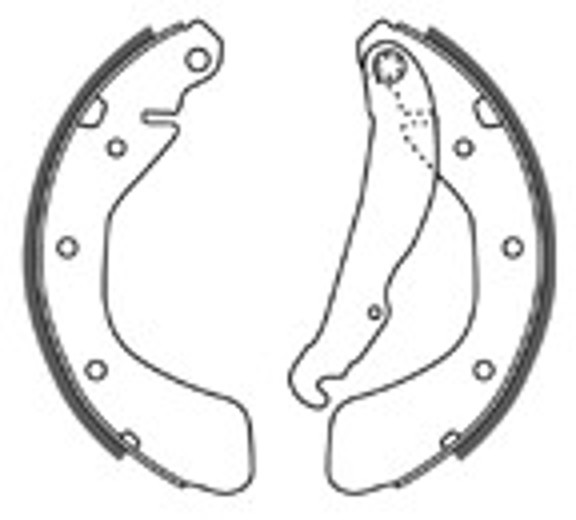 Комплект тормозных колодок MAPCO 8820