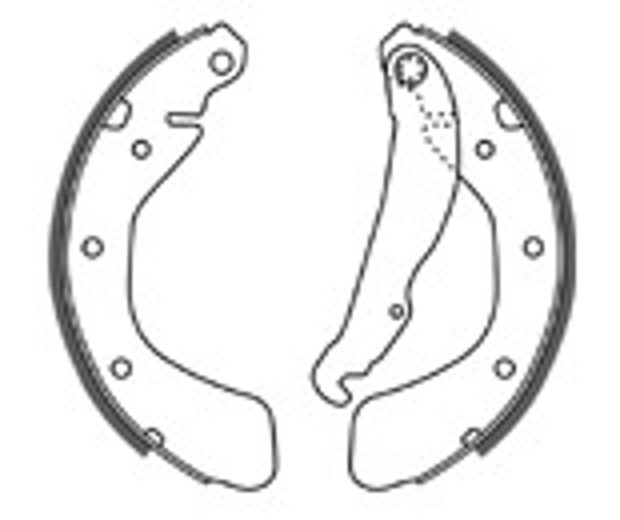 Комплект тормозных колодок MAPCO 8821