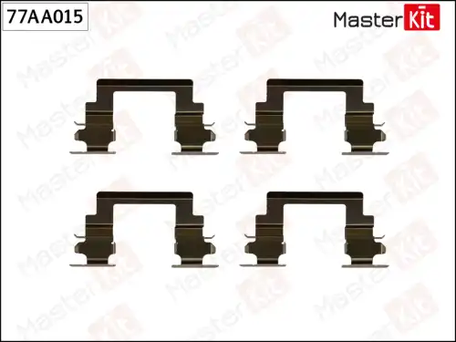 77AA015 MASTER KIT 77AA015_к-кт установочный тормозных колодок!\ Jeep Compass 06>, Mitsubishi Lancer VIII