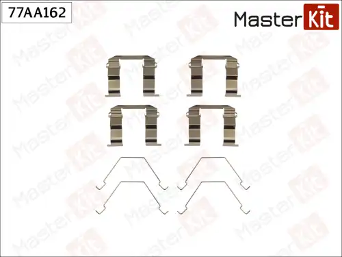 77AA162 MASTER KIT 77AA162_77AA162 Комплект установочный тормозных колодок Mazda 626 V (GF) 1997 - 2002