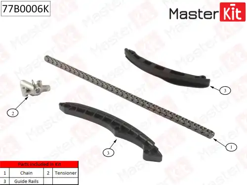 77BO006 MASTER KIT 77BO006_насос масляный!\ Audi A1/A3, VW Golf/Jetta/Passat, Skoda Octavia/Superb 2.0/1.6/2.0TDI 06>