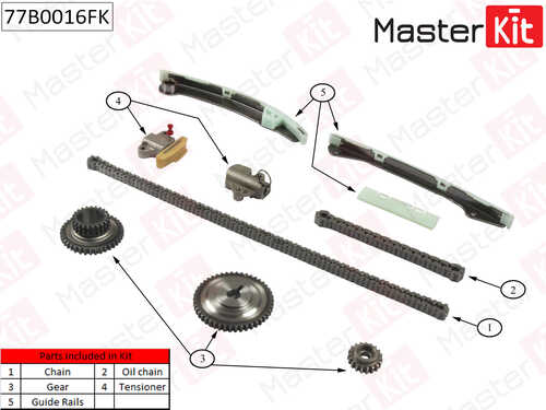 77BO016 MASTER KIT 77BO016_насос масляный!\ Ford F4FA/D4FA