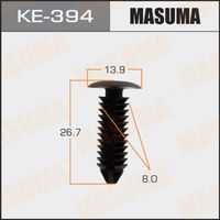 KE-394 MASUMA Клипса пластмассовая