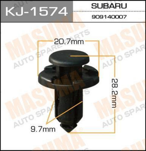 KJ-1574 MASUMA Клипса пластмассовая