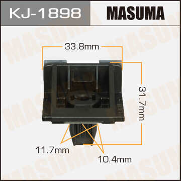 Клипса пластмассовая MASUMA KJ-1898