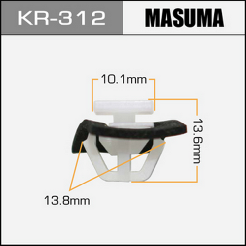 Клипса пластмассовая MASUMA KR-312