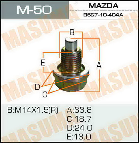 M-50 MASUMA Болт крепежный