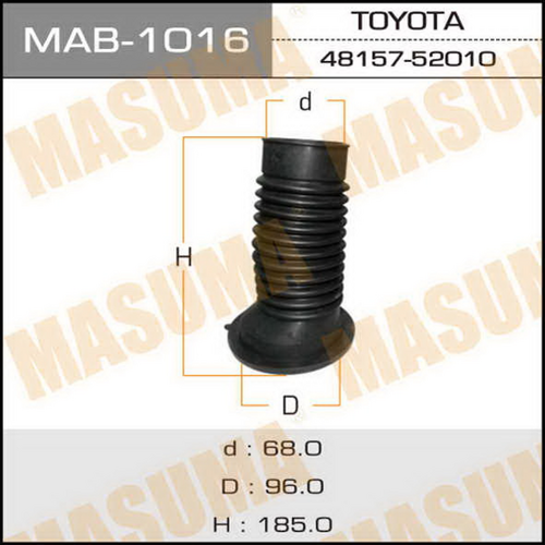 MAB-1016 MASUMA Пыльник амортизатора