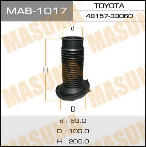 MAB-1017 MASUMA Пыльник амортизатора