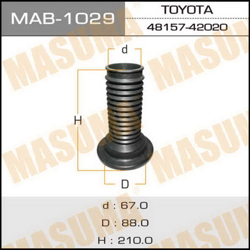 MAB-1029 MASUMA Пыльник амортизатора