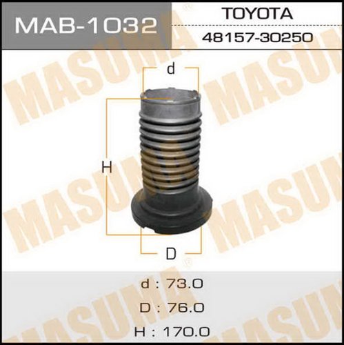 MAB-1032 MASUMA Пыльник амортизатора