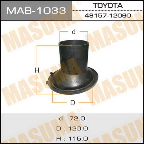 MAB-1033 MASUMA Пыльник ШРУСа