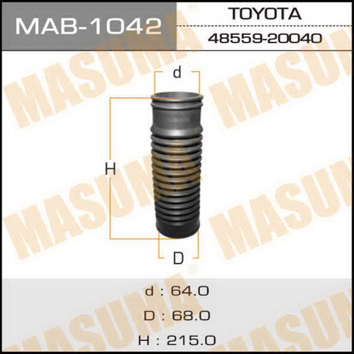 Пыльник амортизатора MASUMA MAB-1042