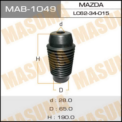 MAB-1049 MASUMA Пыльник амортизатора