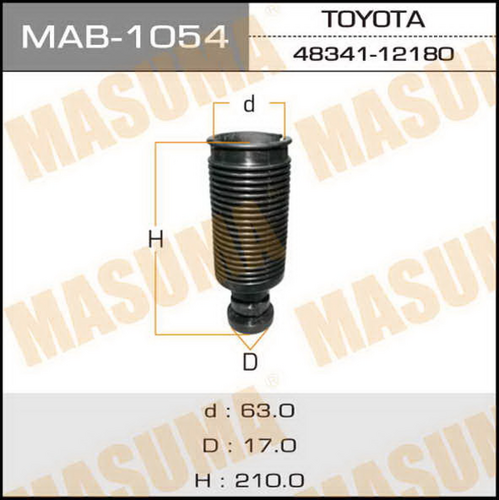 Пыльник амортизатора MASUMA MAB-1054