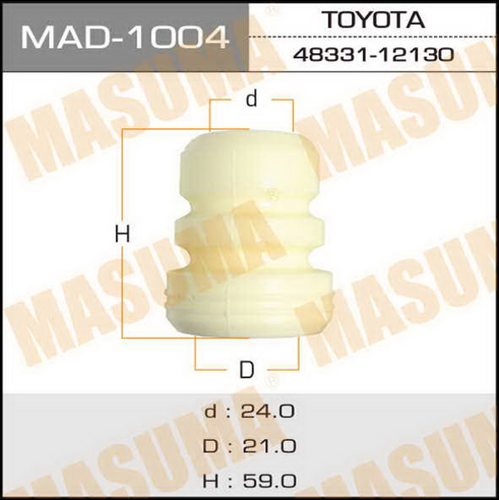 Отбойник амортизатора MASUMA MAD-1004