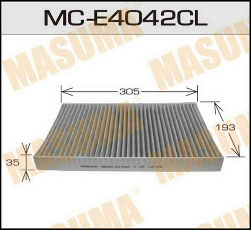 Фильтр воздушный MASUMA MC-E4042CL