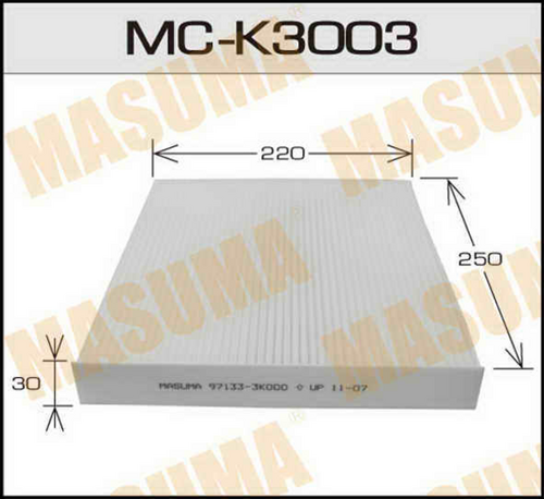 Фильтр воздушный MASUMA MC-K3003