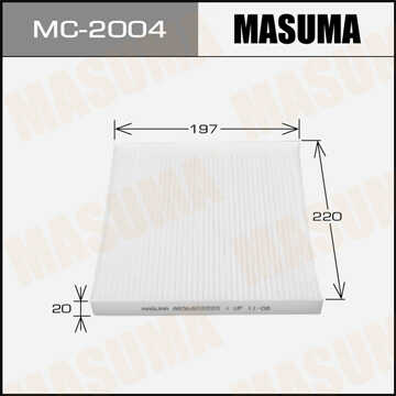 MC2004 MASUMA MC-2004_фильтр салона!\ Toyota Avensis/Corolla 1.4-2.4 02>