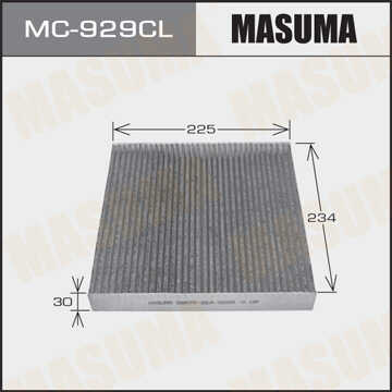 MC929CL MASUMA MC-929CL_фильтр салона! угольный\ Honda Accord 2.0/2.4 03>, Toyota Avensis 1.8 03>