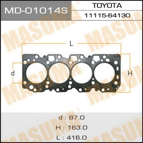 MD-01014S MASUMA Прокладка уплотнительная