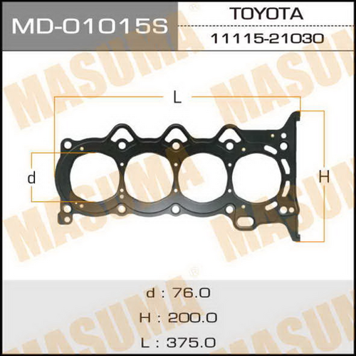 MD-01015S MASUMA Прокладка