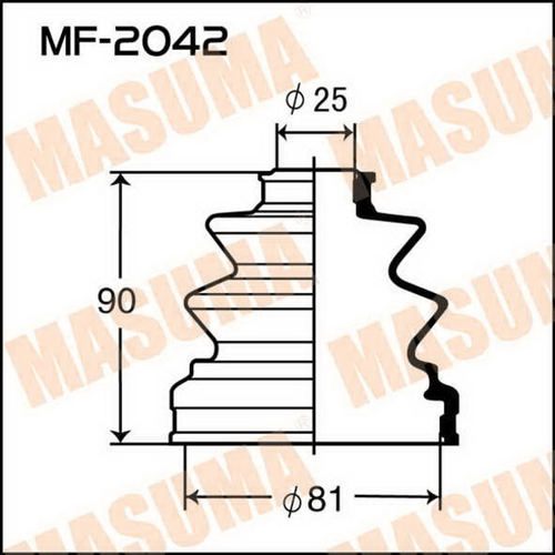 MF-2042 MASUMA Пыльник ШРУСа