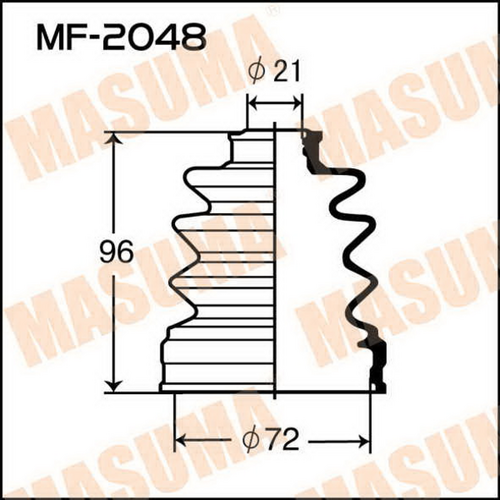 Пыльник ШРУСа MASUMA MF-2048