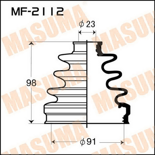 Пыльник ШРУСа MASUMA MF-2112