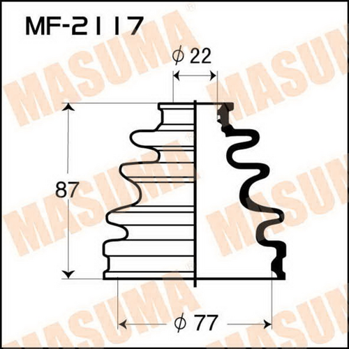 Пыльник ШРУСа MASUMA MF-2117