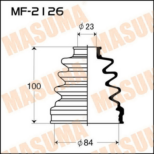 Пыльник ШРУСа MASUMA MF-2126