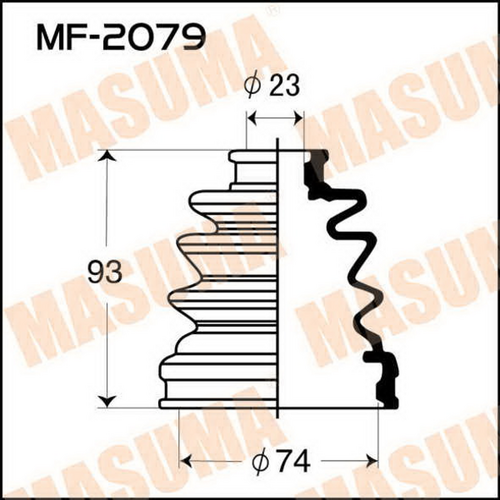 MF2079 MASUMA Пыльник ШРУСа