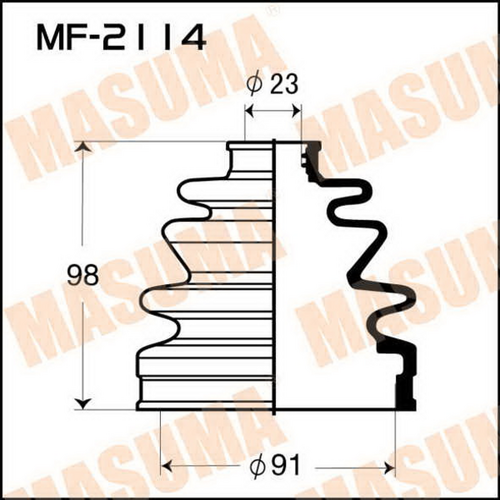 Пыльник ШРУСа MASUMA MF2114