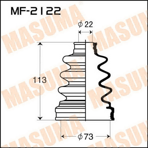 MF2122 MASUMA Пыльник ШРУСа