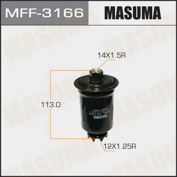 MFF-3166 MASUMA MFF-3166_фильтр топливный!\ Mitsubishi Galant 2.0 84-92, Kia Clarus 1.8i/2.0i 16V 96>