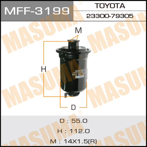 MFF-3199 MASUMA Фильтр топливный