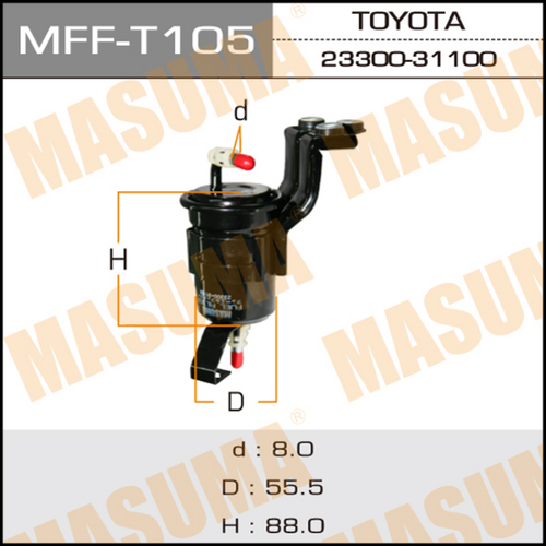 MFF-T105 MASUMA Фильтр топливный