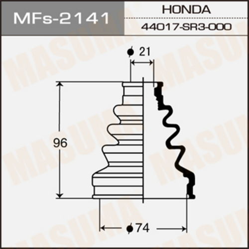 пыльник ШРУСа MASUMA MFS-2141