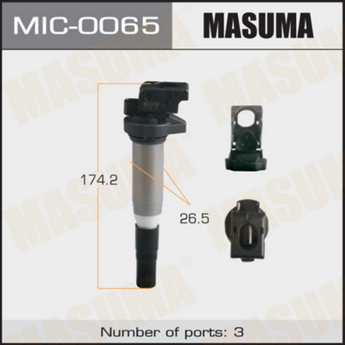 КАТУШКА ЗАЖИГАНИЯ MASUMA, MASUMA MIC-0065