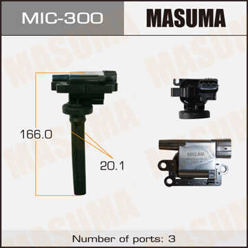 MIC-300 MASUMA MIC-300_катушка зажигания!\ Mitsubishi Carisma/Colt/Galant 1.3-2.4i 82>